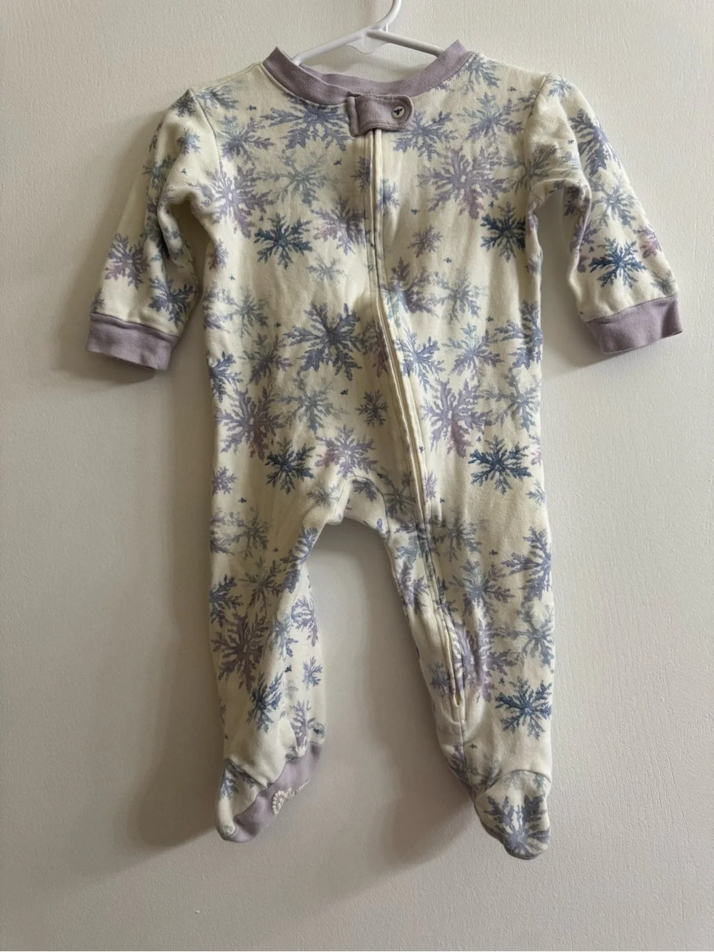 Burt’s Bees Snowflake Onesie